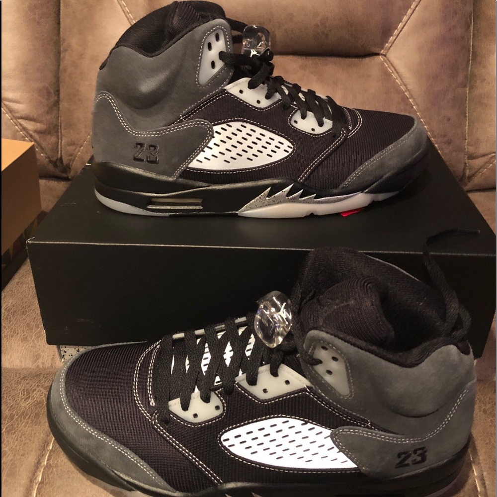Air Jordan retro 5 anthracite sz 11